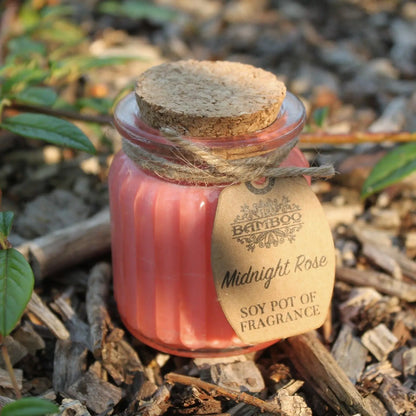 Midnight Rose Soy Pot of Fragrance Candles Ninja Aromatherapy