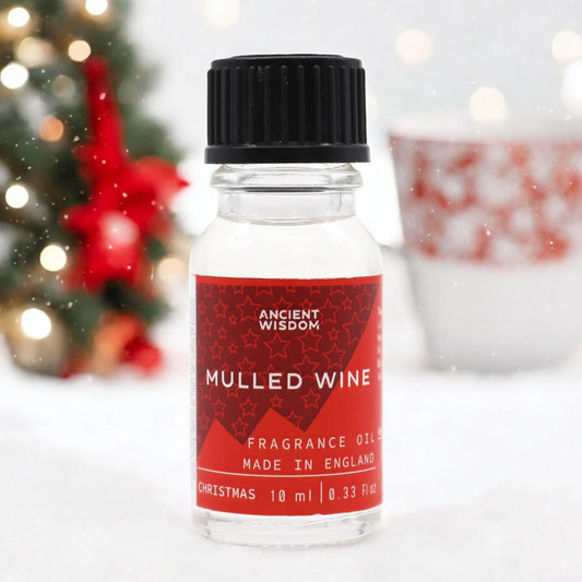10ml Mulled Wine Fragrance Oil Bottle – Long Lasting Scent for Candles, Soaps & Diffusers