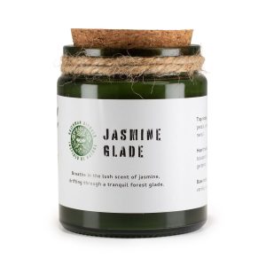 Greenman Woodwick Soy Candle - Jasmine Glade