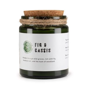 Greenman Woodwick Soy Candle - Fig &amp; Cassis