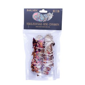 Banjara Smudge - Himalayan Sage, Rose, Cinnamon
