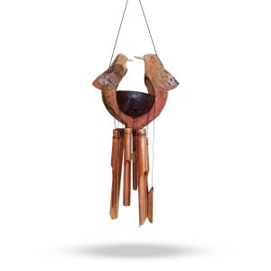 Bamboo Windchime - Natural finish - Husband &amp; Wife