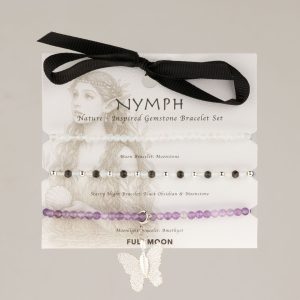 Nymph Spirit Gemstone Bracelet Set - Full Moon