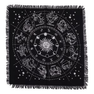 Esoteric Fringed Altar Cloth - Horoscope