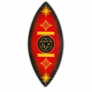 Enamel Incense Bowl - Aluminum - Pagan Triquetra