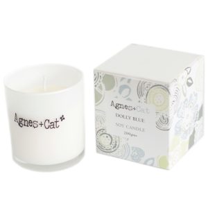 Agnes + Cat Votive Candle - Dolly Blue