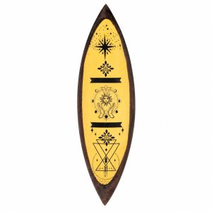 Enamel Incense Bowl - Mango Wood - Hand &amp; Sun