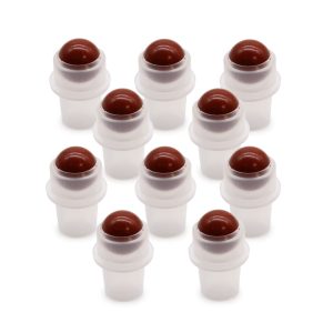 Gemstone Roller Tip for 5ml Bottle - Red Jasper