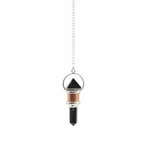 The Night Watcher- Combo Piece Copper Pendulum -  Obsidian