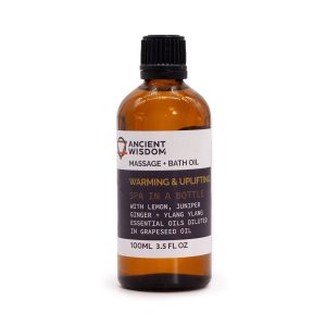 Warm &amp; Uplifting Massage Oil - 100ml