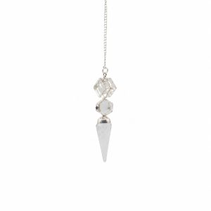 The Architect of Clarity - Three Piece Pendulum - Crystal Quartz