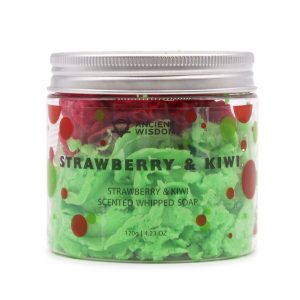 Strawberry &amp; Kiwi Whipped Soap 120g