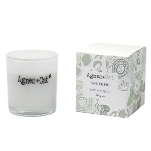 Agnes + Cat Votive Candle - White Fig