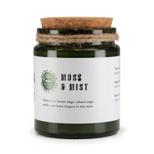 Greenman Woodwick Soy Candle - Moss &amp; Mist