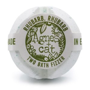 Agnes + Cat Bath Fizzer - Rhubarb Rhubarb
